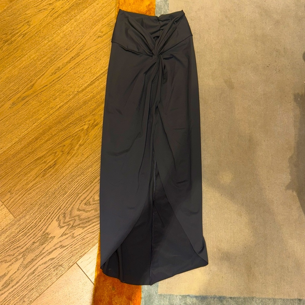 Grey swimsuit skirt